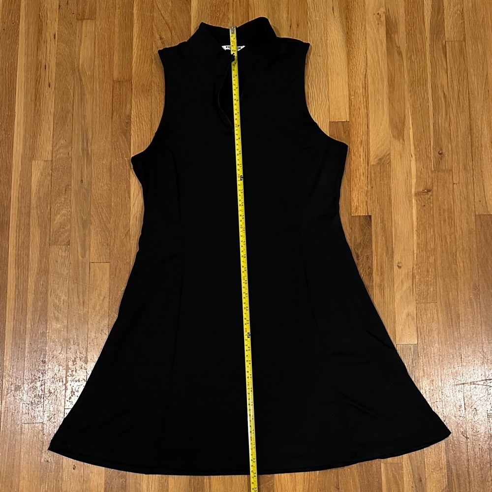 Heledo | Women’s Black Sleeveless Dress with Shorts Set - Picture 10 of 16